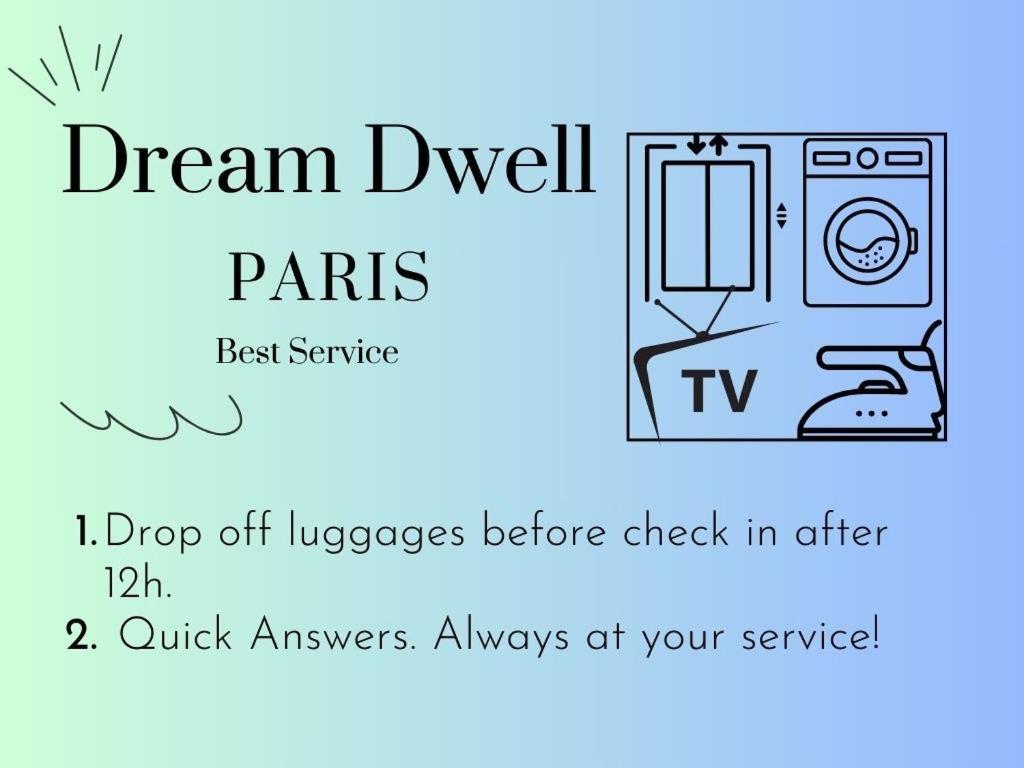 Dream Dwell Paris -Studio With Balcony 800M To Trocadero And Tour Eiffel Ngoại thất bức ảnh